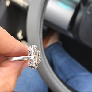 sterling silver with 14 K yellow gold Jewelry - Ring sterling silver with 14 K yellow gold Jewelry - Ring